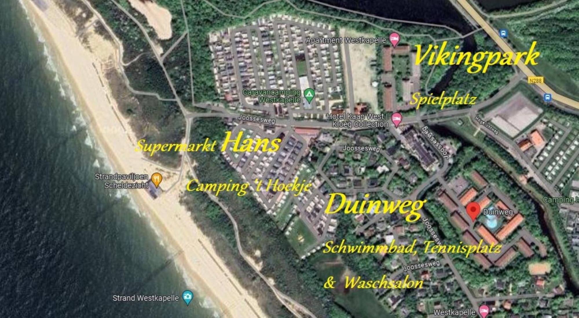 Ferienwohnung Parkzicht Bed By The Sea Westkapelle Exterior foto